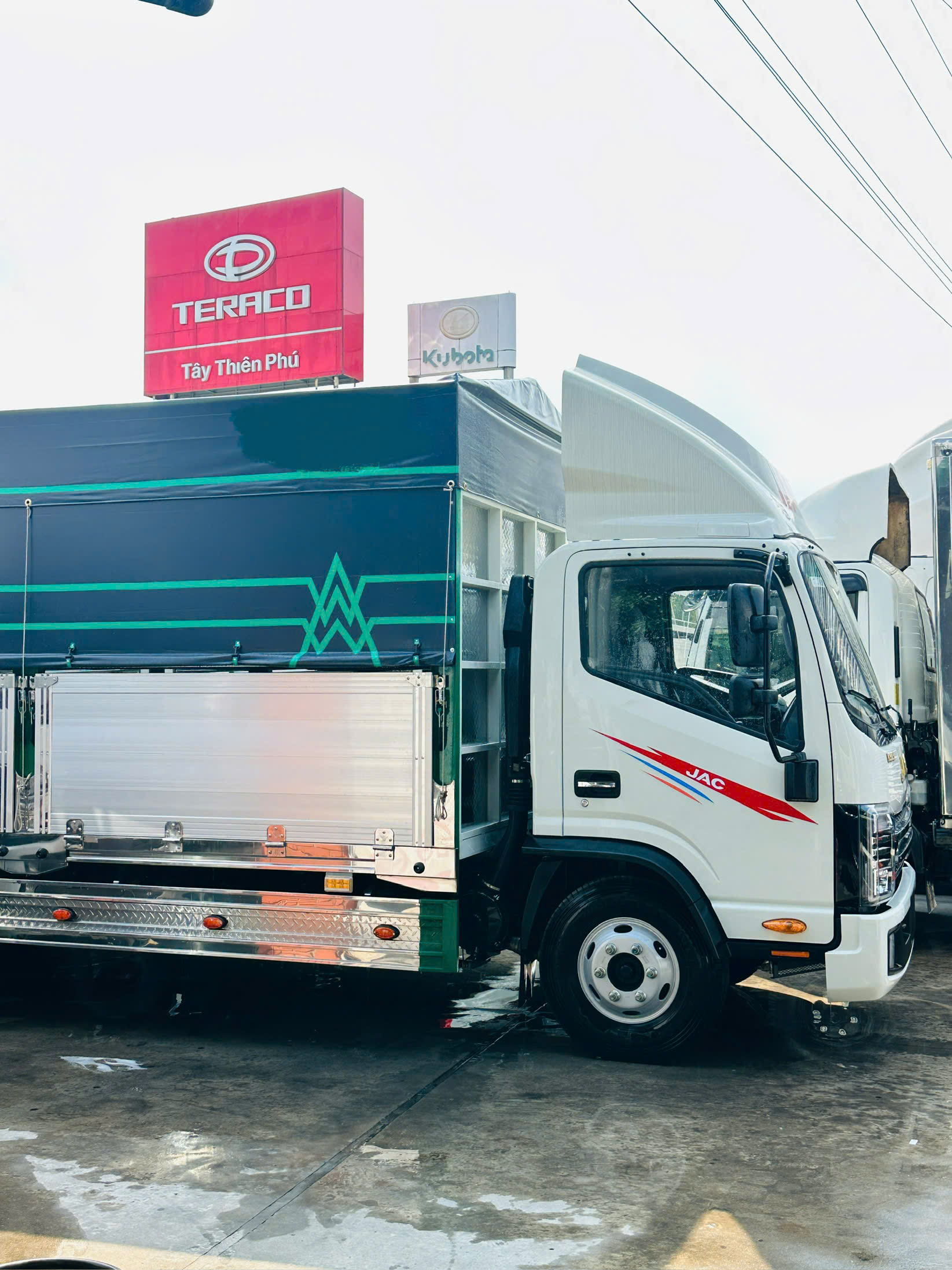 JAC N350SL thùng bạt bửng nhôm