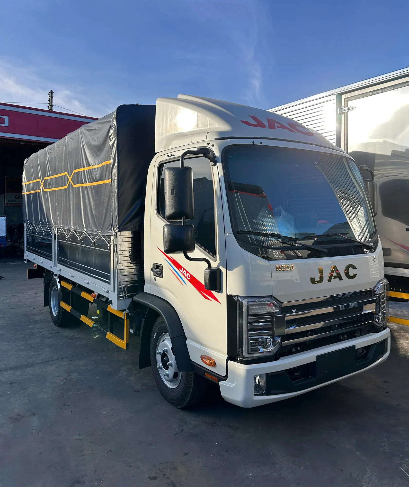 Jac N350S Pro Thùng bạt Jac