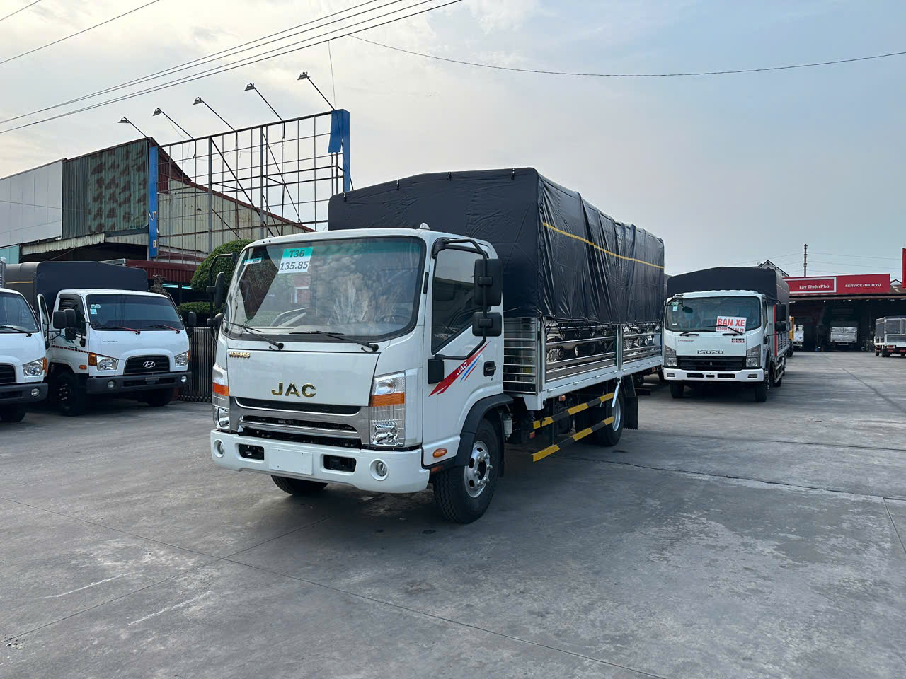 JAC N350 PLUS E5A - THÙNG BẠT
