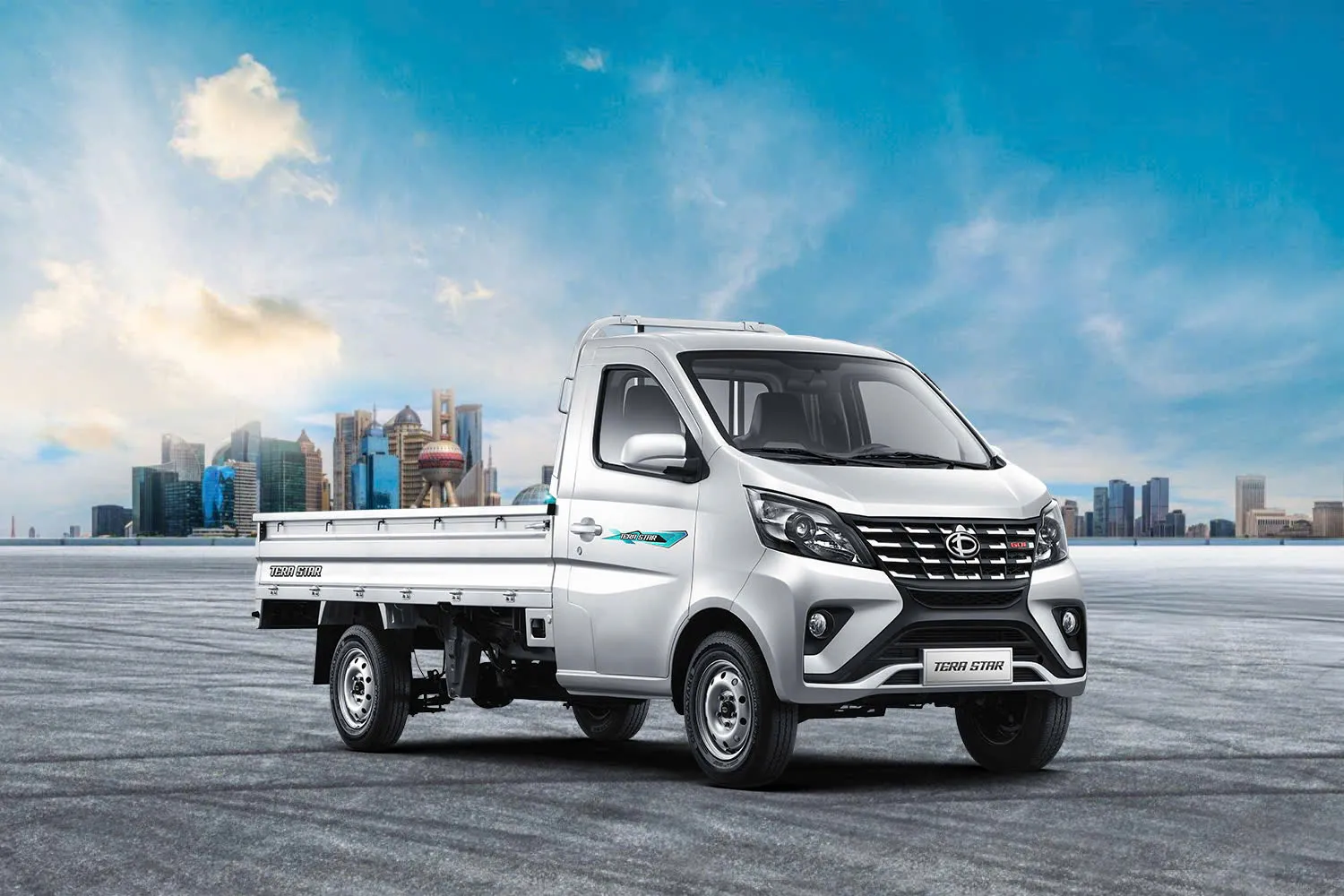 Tera Star Thùng Lửng 3m1 – Xe Tải 1 Tấn Máy Xăng Đáng Mua Nhất